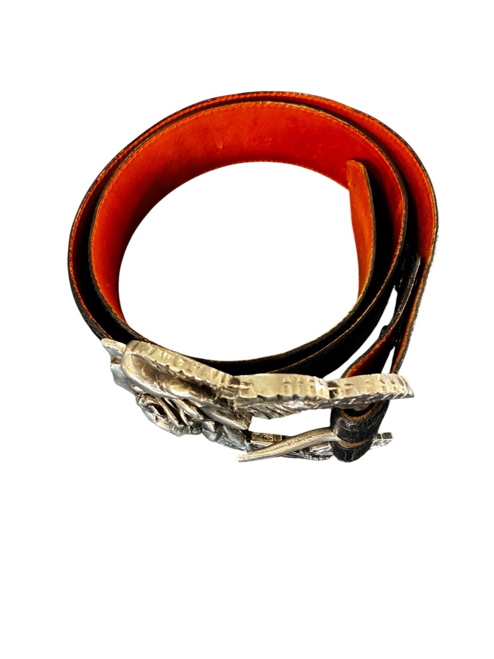 Women’s Hartnell Belt Imported Alligator Grain Calfskin with Rose buckle. - Picture 15 of 16